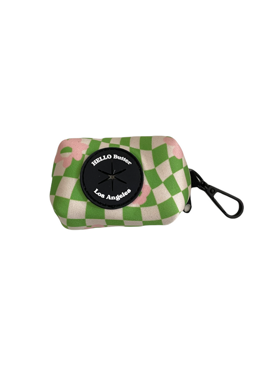 Green Wave Checker - Poop Bag Holder
